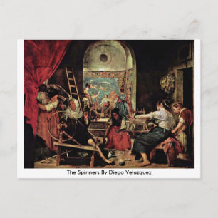 Carte Postale Les Pères De Diego Velazquez