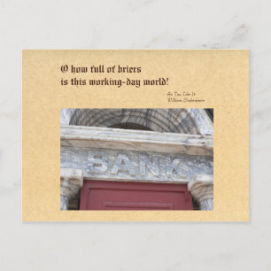 Carte Postale Les périls de la journée de travail Monde, façade 
