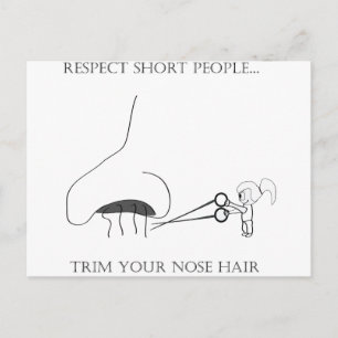 Carte Postale Les personnes courtes de respect - équilibrez vos