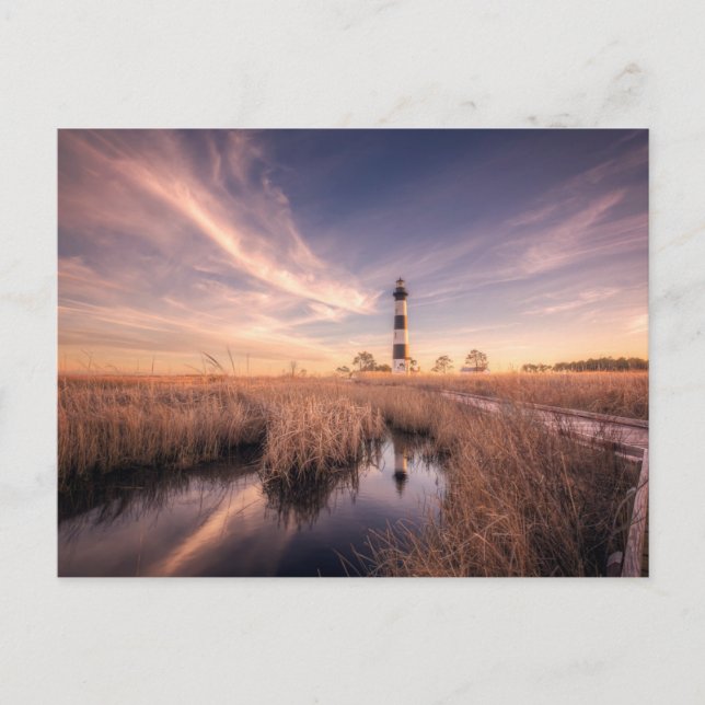 Carte Postale Les phares | Bodie Island Outerbanks (Devant)