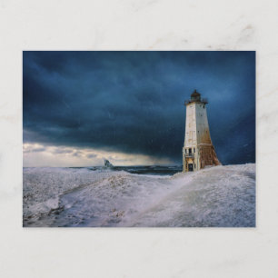 Carte Postale Les phares   Frankfort Lighthouse Lake Michigan