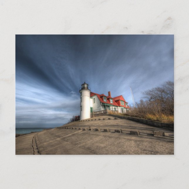 Carte Postale Les phares | Point Betsie Lake Michigan (Devant)