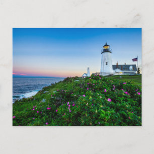 Carte Postale Les phares   Point Lighthouse Bristol Maine
