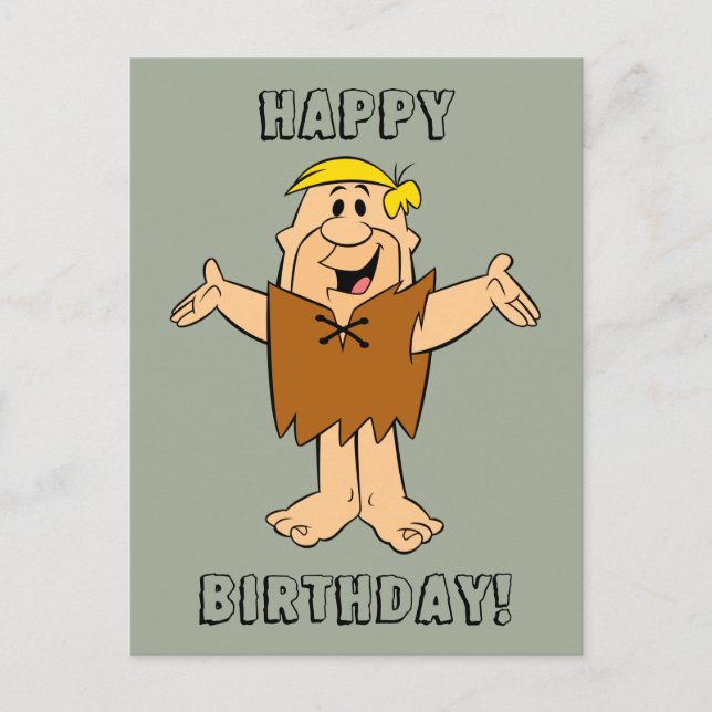 Carte Postale Les Pierrafeu | Barney Rubble (Devant)