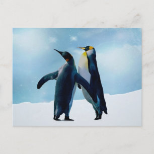 Carte Postale Les pingouins vivent et laissent vivre