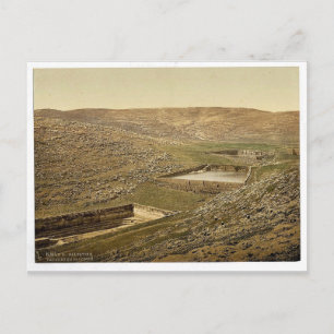 Carte Postale Les piscines de Salomon, Bethléem, Terre Sainte (c