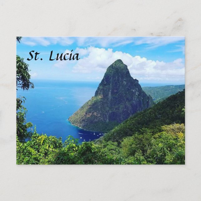 Carte Postale Les Pitons (Devant)