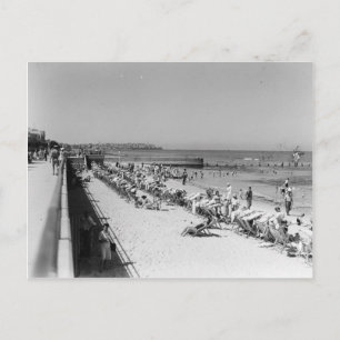 Carte Postale Les plages de Tel Aviv dans les années 30