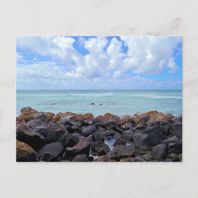 Carte Postale Les plages d'Honolulu (Devant)