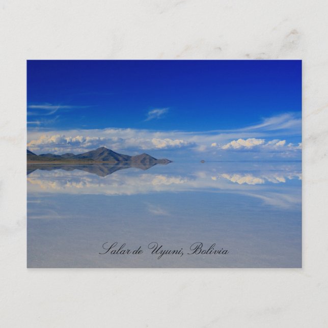 Carte Postale les plaines salées d'uyuni (Devant)