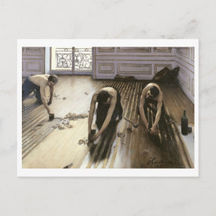 Carte Postale Les planeuses de parquet, 1875