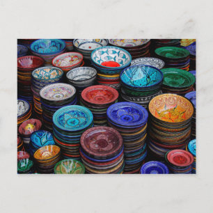Carte Postale Les Plaques Marocaines Au Marché