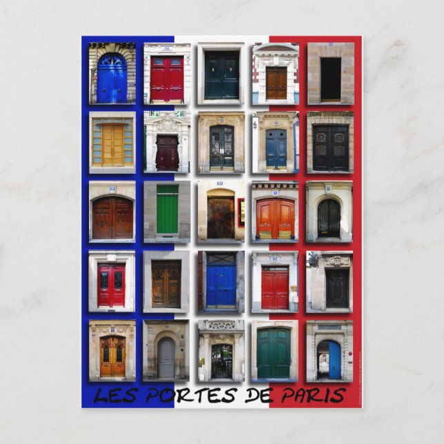 Carte Postale Les Portes De Paris (Devant)