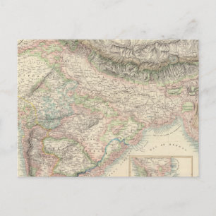 Carte Postale Les possessions britanniques aux Indes orientales