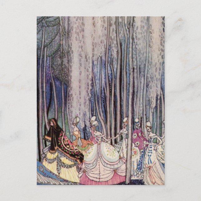 Carte Postale Les princesses dansantes (Devant)