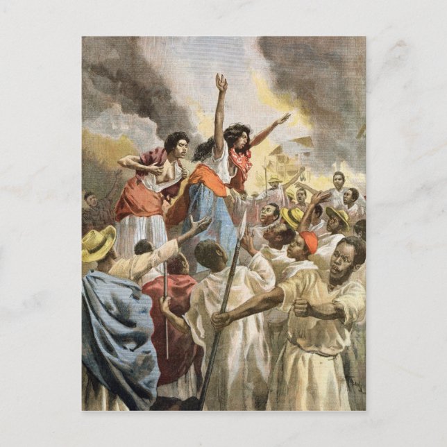 Carte Postale Les princesses royales prêchant la guerre sainte (Devant)