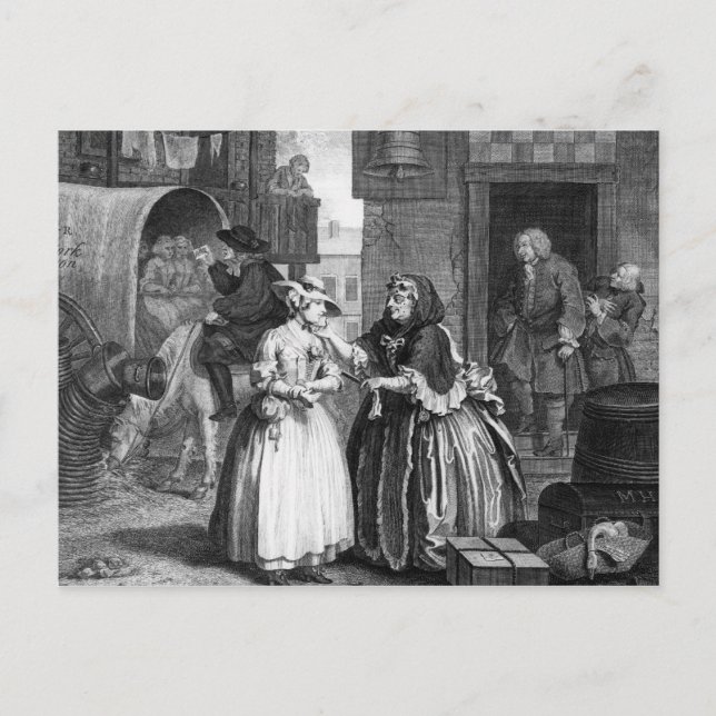 Carte Postale Les progrès d'A Harlot (Devant)
