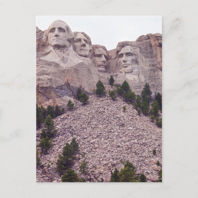 Carte Postale Les quatre du Mont Rushmore (Devant)
