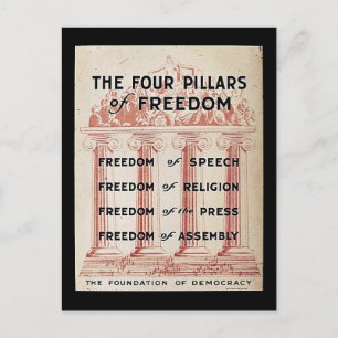 Carte Postale Les Quatre Piliers De La Liberté