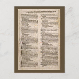 Carte Postale Les Quatre-Vingt-Quinze Thèses (Martin Luther)