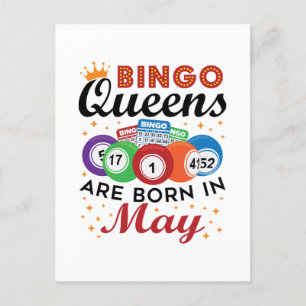 Carte Postale Les Reines De Bingo Sont Nées En Mai