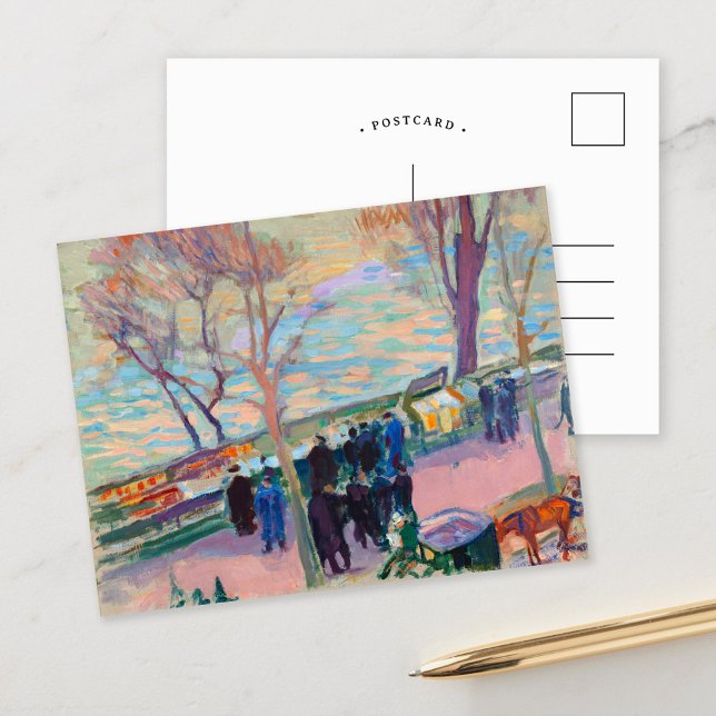 Carte Postale Les rives de la Seine | Magnus Enckell (Créateur téléchargé)