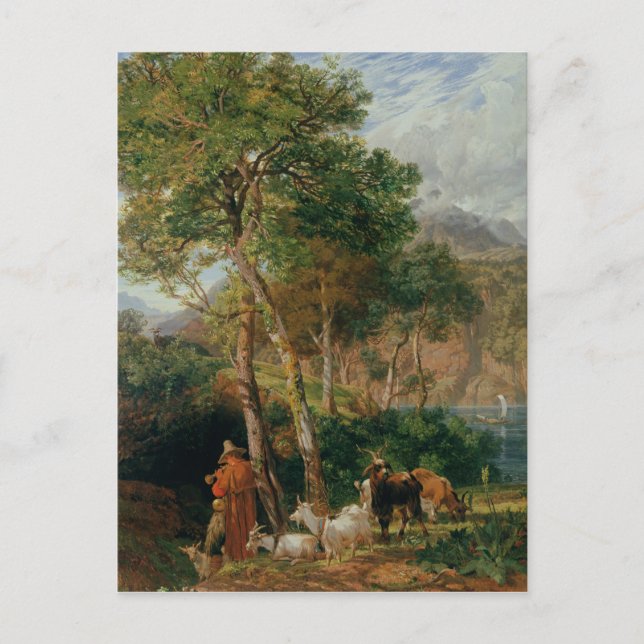 Carte Postale Les rives du lac Lecco (Devant)