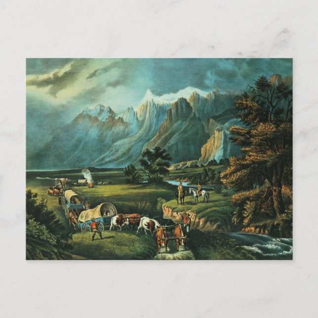 Carte Postale Les Rocheuses (Devant)