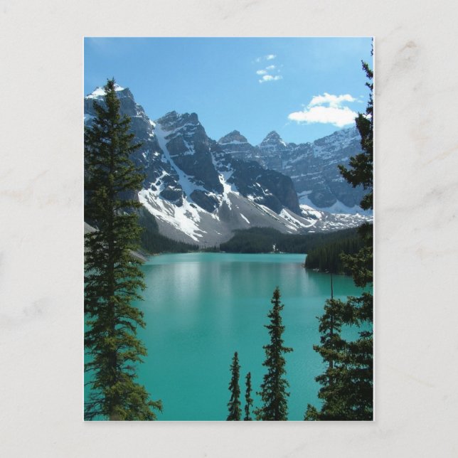 Carte Postale Les Rocheuses - Le lac Moraine (Devant)
