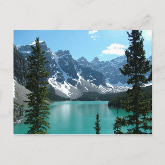 Carte Postale Les Rocheuses - Le lac Moraine (Devant)