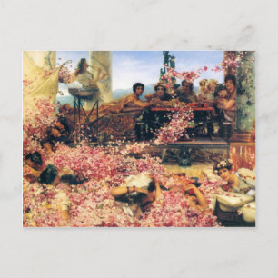 Carte Postale Les Roses de Heliogabalus par Lawrence Alma-Tadema