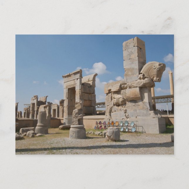 Carte postale - Les ruines de Persépolis, Iran (Devant)