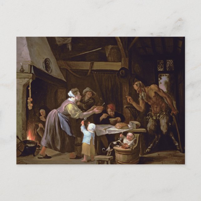 Carte Postale Les Satyrs et la famille (Devant)