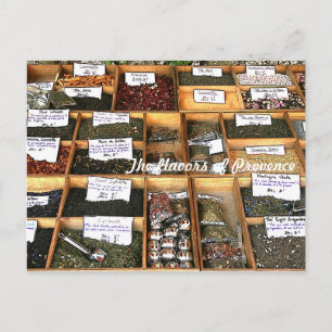 Carte Postale Les saveurs de la Provence