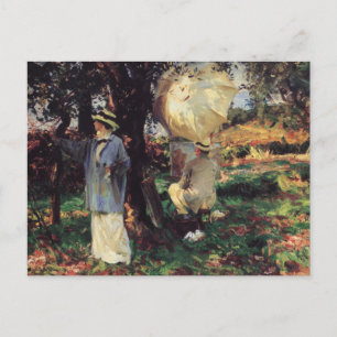 Carte Postale Les Sketchers de John Singer Sargent