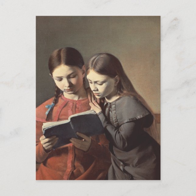 Carte Postale Les Soeurs de l'Artiste Signe et Henriette (Devant)