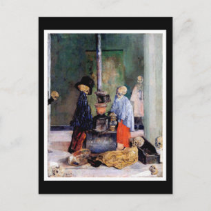 Carte Postale Les squelettes se réchauffent