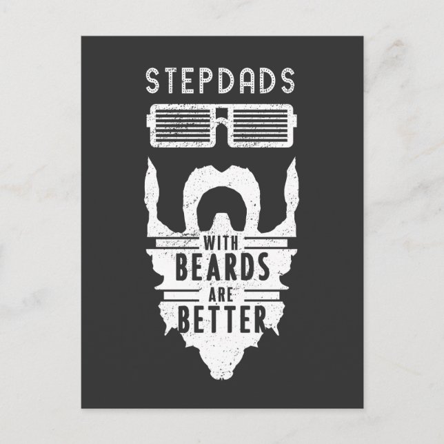 Carte Postale Les Stepdads avec des oreilles sont une meilleure  (Devant)