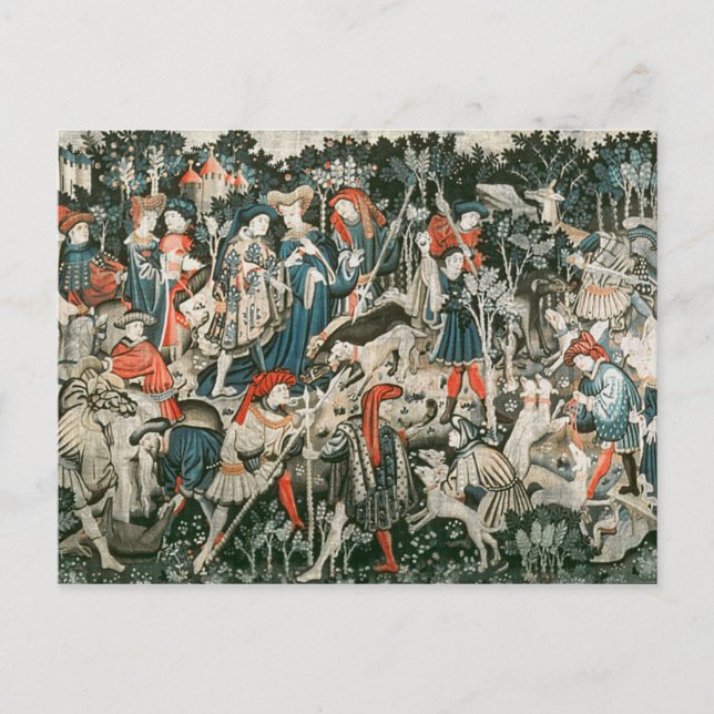 Carte Postale Les tapisseries de chasse de Devonshire (Devant)