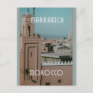Carte Postale Les toits de Marrakech, Maroc