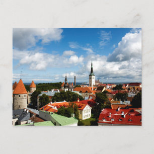 Carte Postale Les toits de Tallinn