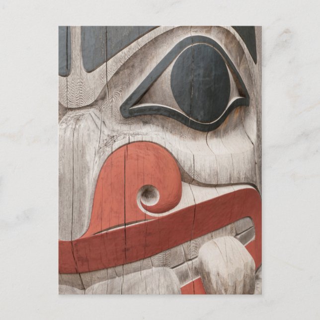 Carte Postale Les totems du Haida Heritage Centre Museum (Devant)