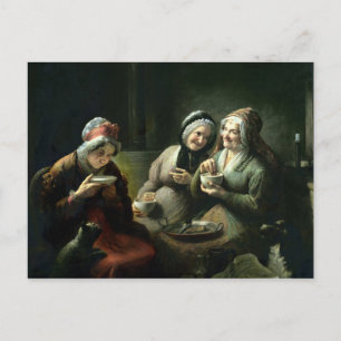 Carte Postale Les trois commérages