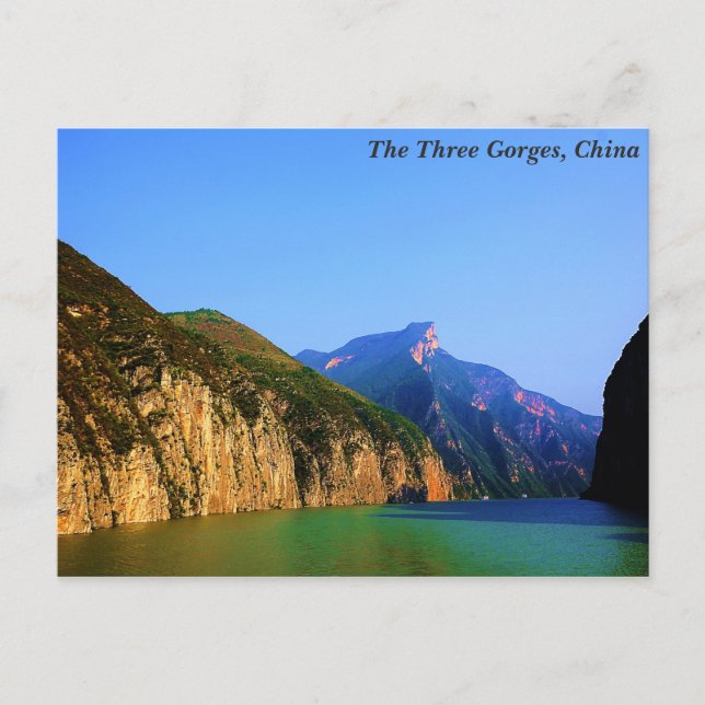 Carte Postale Les Trois Gorges, Chine (Devant)