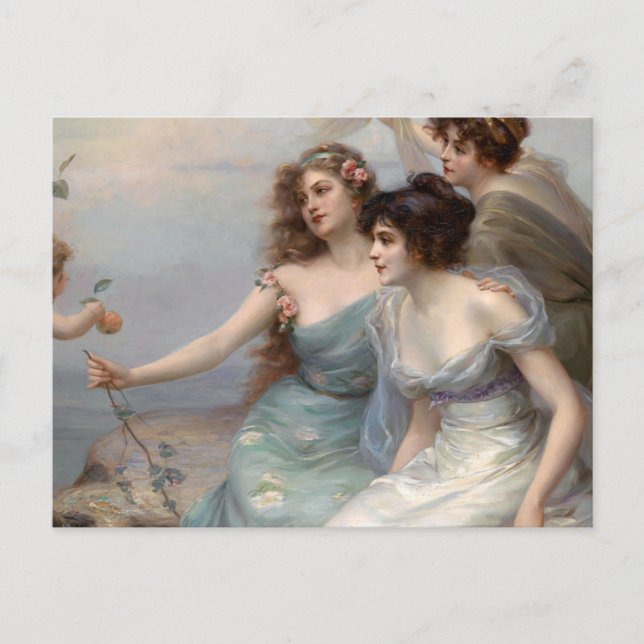 Carte Postale Les Trois Grâces D'Edouard Bisson (Devant)