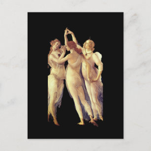 Carte Postale Les Trois Grâces - détail, Le Printemps de Boticel