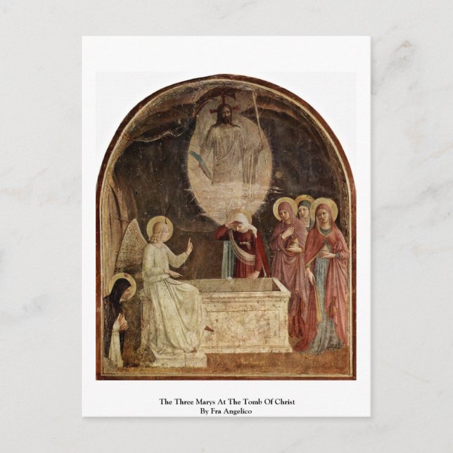Carte Postale Les Trois Marys À La Tombe Du Christ (Devant)