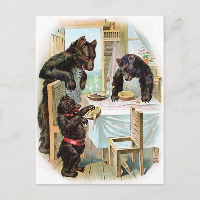 Carte Postale Les Trois Ours (Devant)
