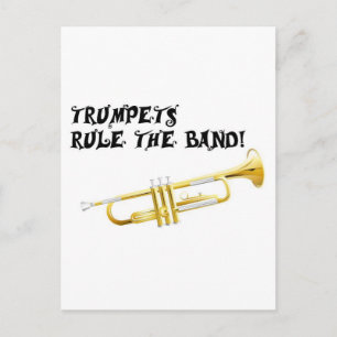 Carte Postale Les trompettes dirigent la bande !