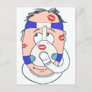 Carte Postale Les utilisateurs de CPAP font de meilleurs amoureu